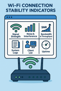 همه چیز درباره نشانه‌های پایداری اتصال در پنل مدیریت مودم‌های وای فای
